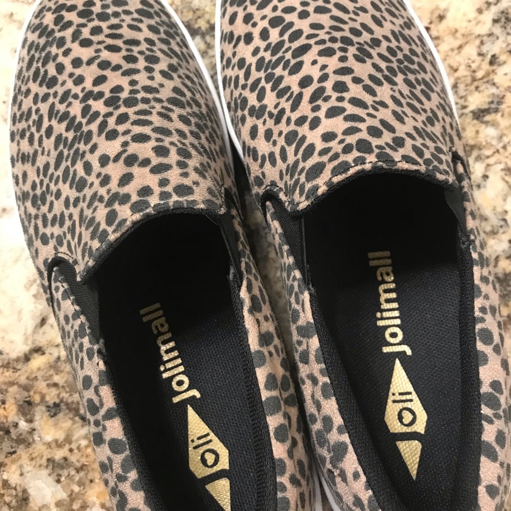 Leopard print sneakers